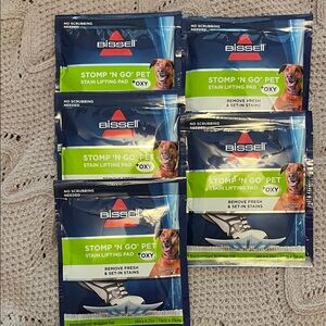 Bissell Stomp 'N Go Pet Stain Pads - Blue and Green